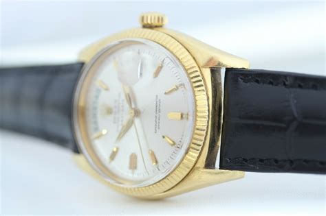 rolex uhren damen lederarmband|rolex 18 karat gold.